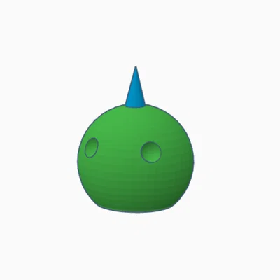 Mô hình chú Blob có sừng (Horned Blob) 3D siêu dễ thương