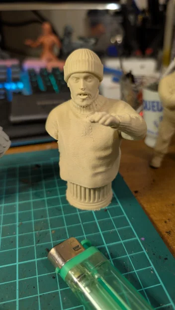 Mô hình 3D nhân vật Lyoha-3 đội mũ len cá tính - File in STL chất lượng - Image 1