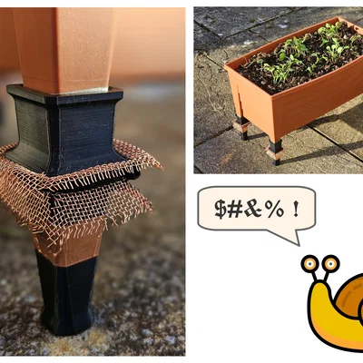 Chân đế chống ốc sên cho chậu trồng cây
