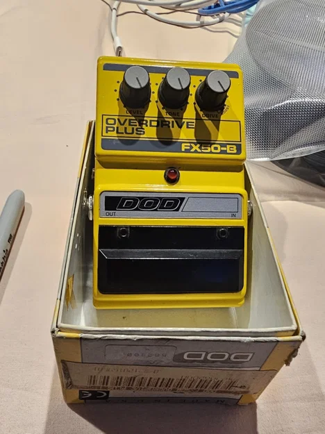 Nắp đậy pin thay thế cho bàn đạp guitar DOD FX50-B Overdrive Plus - Image 2