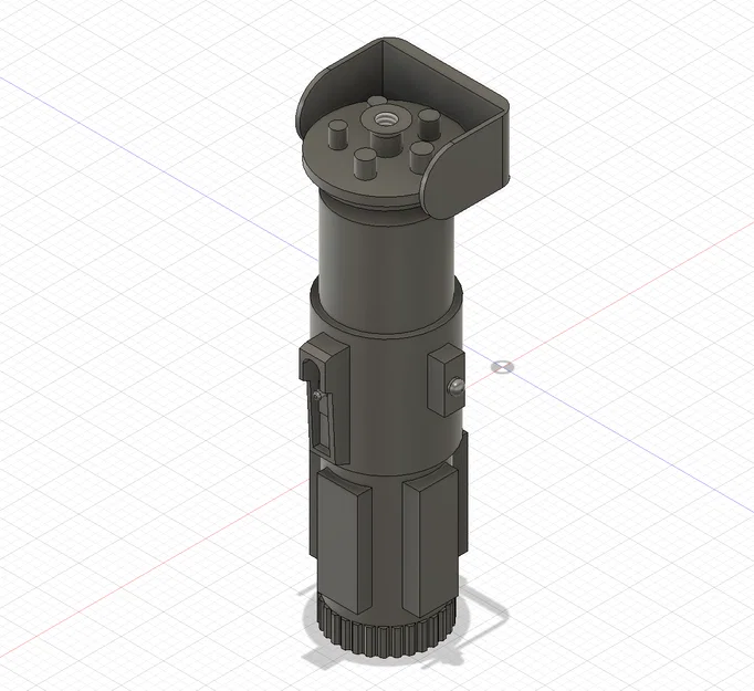 Mô hình tay cầm lightsaber của Yoda (Phiên bản in 3D cải tiến) - Image 1