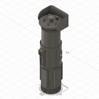 Mô hình tay cầm lightsaber của Yoda (Phiên bản in 3D cải tiến)
