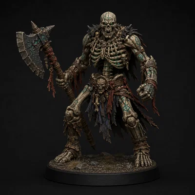Mô hình Skeleton Goliath (DnD) - Chiến binh xương cực chi tiết