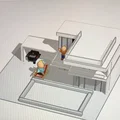 Mô hình 3D ngôi nhà có hồ bơi hiện đại (Pool with a House) - Thumbnail 1