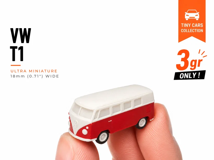 VW T1 Nhỏ Gắn - Dòng Xe Mini - Image 1