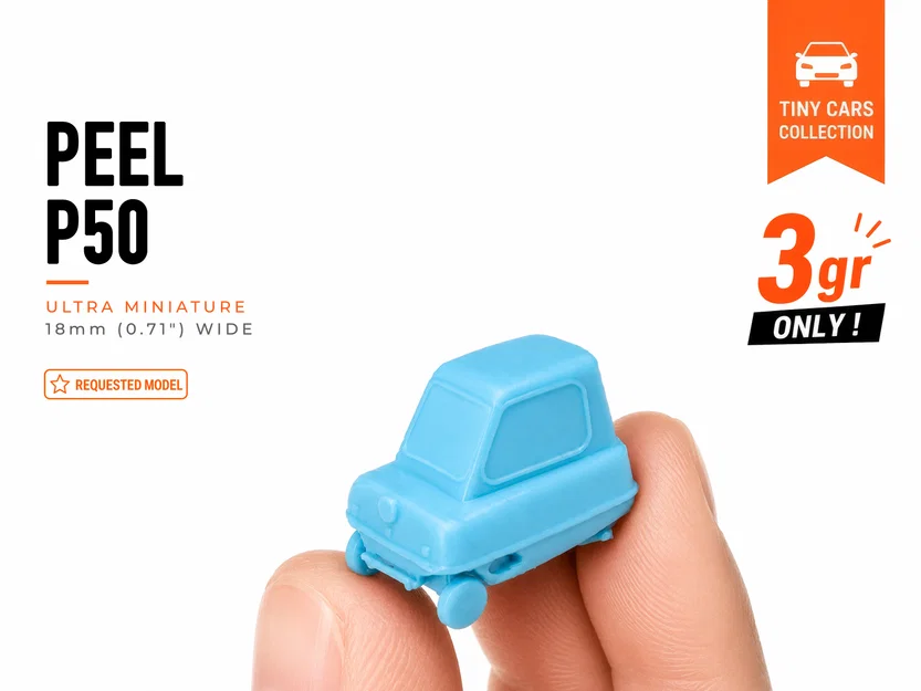 Tiny Peel P50 - Bộ sưu tập xe tí hon - Image 1