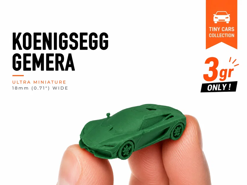 Koenigsegg Gemera Tí Hon - Bộ Sưu Tập Xe Mini - Image 1