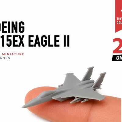 Mô hình siêu nhỏ Boeing F-15EX Eagle II - Bộ sưu tập Mini Planes