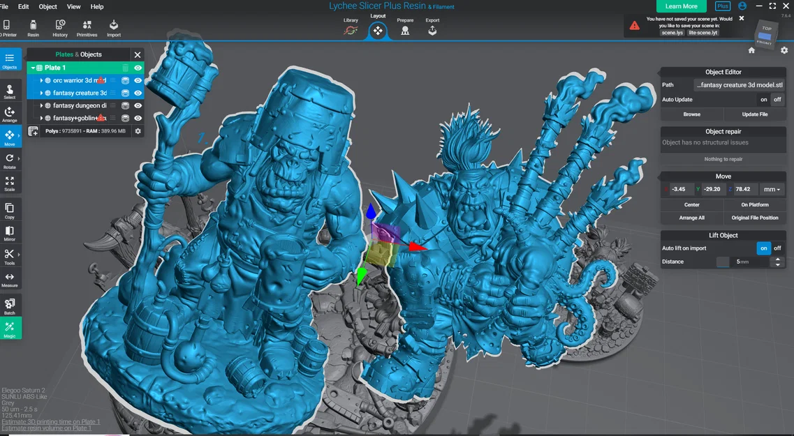 Mô hình 3D Brewmaster Orc - Chiến binh pha chế cực chất cho Orks - Image 2