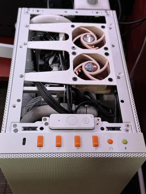 Meshroom V2 - Ngàm Gắn 2 Quạt 60mm Nóc Case - Hỗ Trợ Tản Nhiệt Nước - Image 1