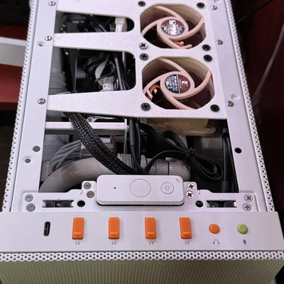 Meshroom V2 - Ngàm Gắn 2 Quạt 60mm Nóc Case - Hỗ Trợ Tản Nhiệt Nước