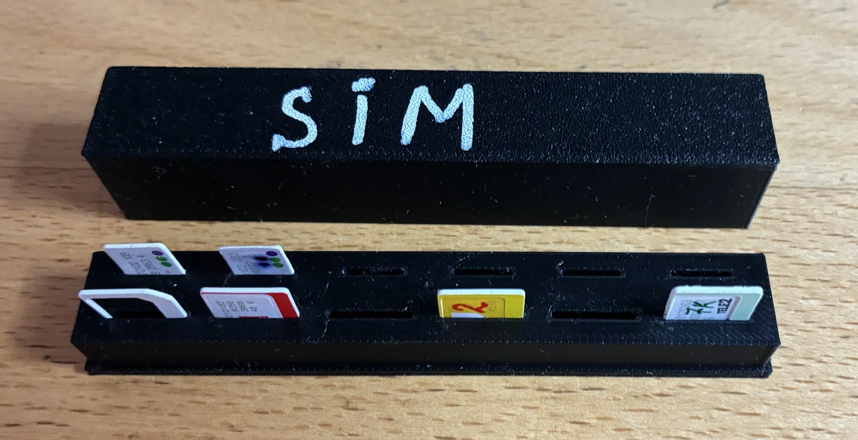 Khay đựng thẻ SIM 3D nhỏ gọn cho microSIM và nanoSIM - Image 1