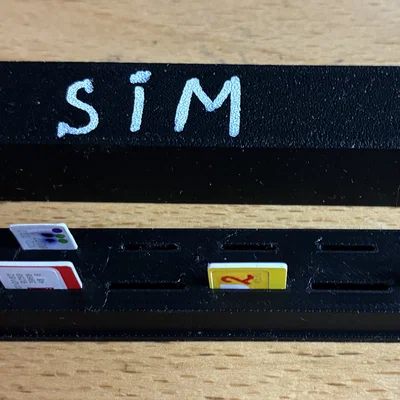 Khay đựng thẻ SIM 3D nhỏ gọn cho microSIM và nanoSIM