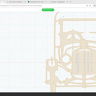 Mô hình Ford Model T dạng kit card