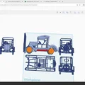 Mô hình Ford Model T dạng kit card - Thumbnail 5