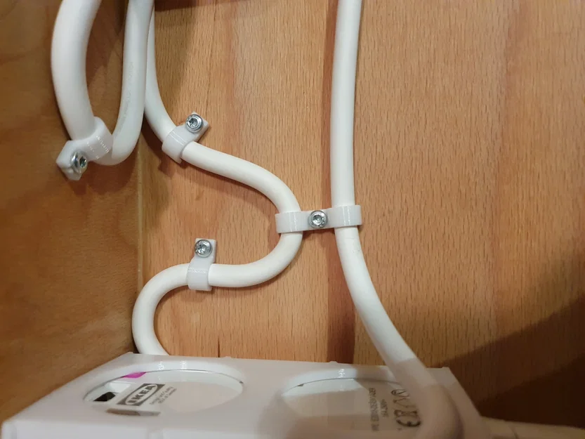 Kẹp giữ dây cáp 8mm - Giải pháp đi dây gọn gàng cho IKEA Åskväder - Image 2