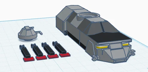 Mô hình 3D xe nghiên cứu bão T.I.V. 1 độc đáo cho người mê kỹ thuật - Image 1