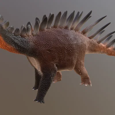 Mô hình in 3D Alcovasaurus - Khủng long Stegosaur chi tiết
