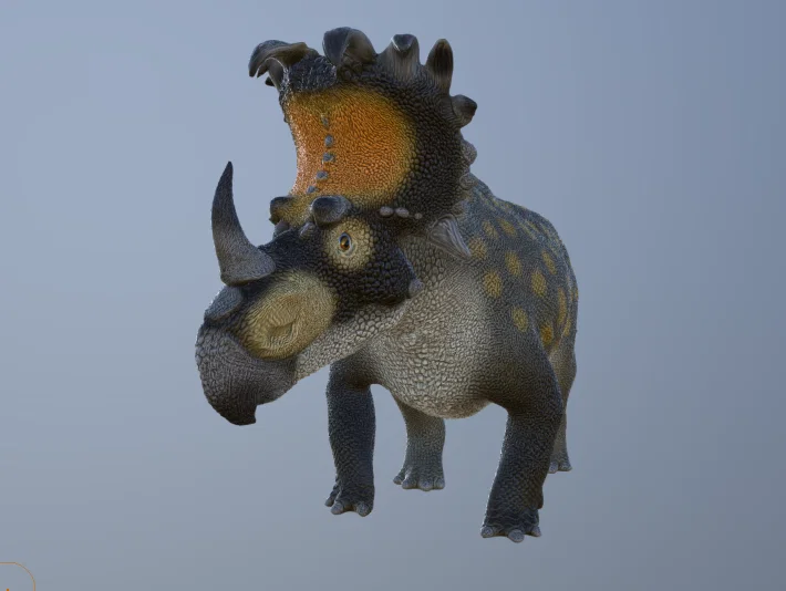Mô hình 3D Sinoceratops: Khủng long có sừng từ kỷ Phấn trắng - Image 3