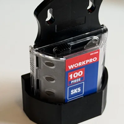 Giá treo hộp lưỡi dao Workpro 61mm cho bảng đục lỗ (Pegboard)
