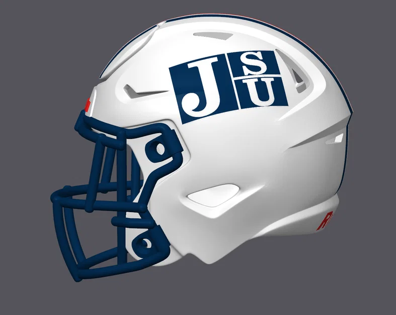 Mũ Bảo Hiểm Bóng Bầu Dục Jackson State Tigers - Image 2
