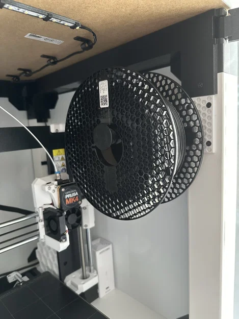 Giá treo cuộn nhựa Prusa MK4 cho tủ IKEA LACK Enclosure - Image 4