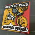 Logo 3D "Evil Doers Beware" của ban nhạc ska Mustard Plug - Thumbnail 5