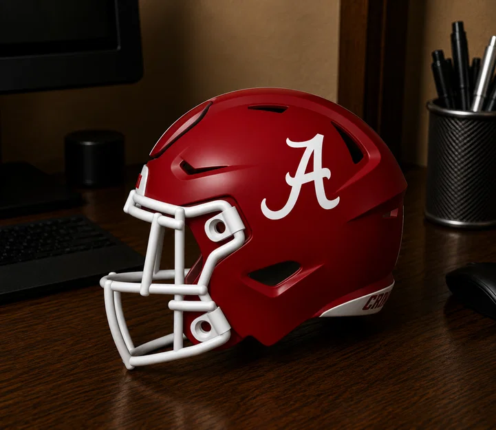 Mũ Bảo Hiểm Bóng Bầu Dục Alabama Crimson Tide - Speed Flex - Số 13 - Image 1