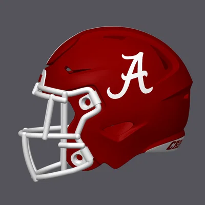Mũ Bảo Hiểm Bóng Bầu Dục Alabama Crimson Tide - Speed Flex - Số 13