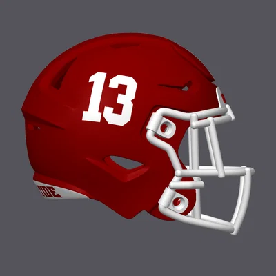 Mũ Bảo Hiểm Bóng Bầu Dục Alabama Crimson Tide - Speed Flex - Số 13
