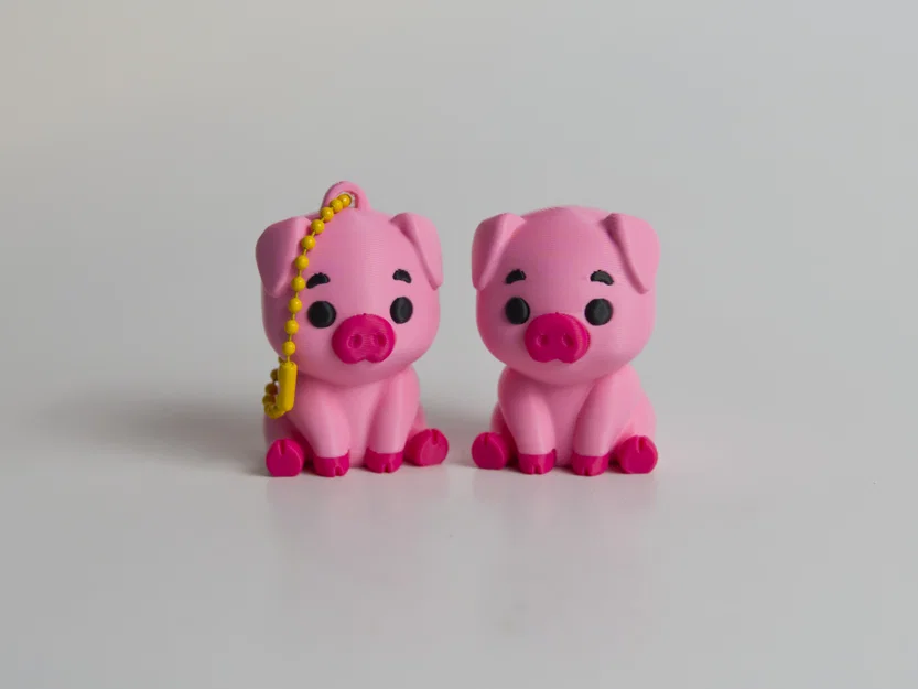 Móc Khóa Chú Heo Dễ Thương - Image 1