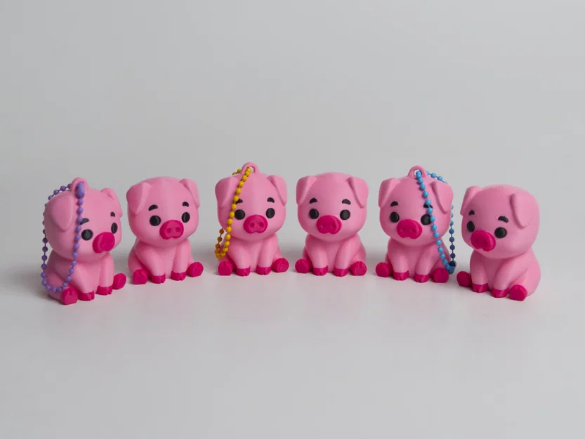 Móc Khóa Chú Heo Dễ Thương - Image 2