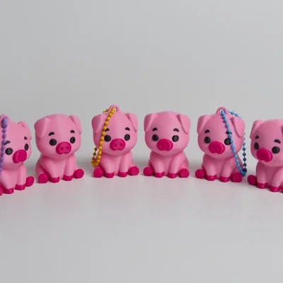 Móc Khóa Chú Heo Dễ Thương
