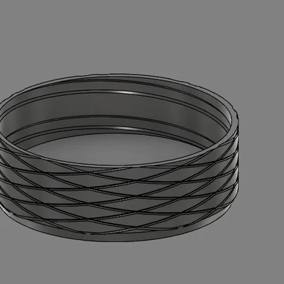 Hộp đựng có vân nhám (Knurled container) 40x132mm