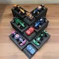 Kệ trưng bày xe mô hình Hot Wheels/Matchbox dạng lắp ghép hình Chevron - Thumbnail 6