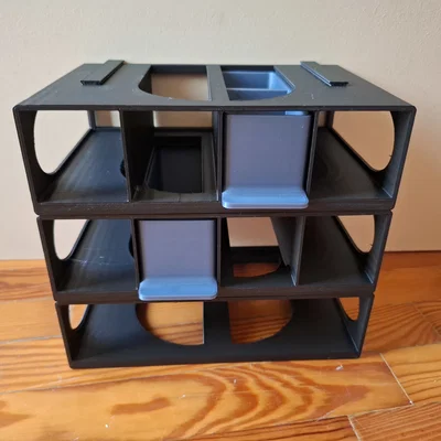 Tủ ngăn kéo module xếp chồng đựng linh kiện điện tử, đồ DIY, ốc vít và dụng cụ nhỏ