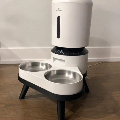 Đế kê máy cho thú cưng ăn Petlibro Dual Granary phong cách Mid-Century Modern