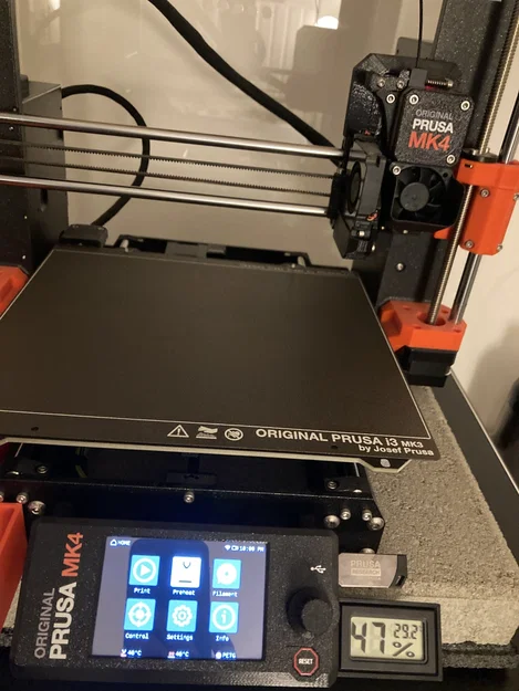 Giá đỡ nhiệt kế cho thùng máy (Enclosure) Prusa MK4 - Image 2