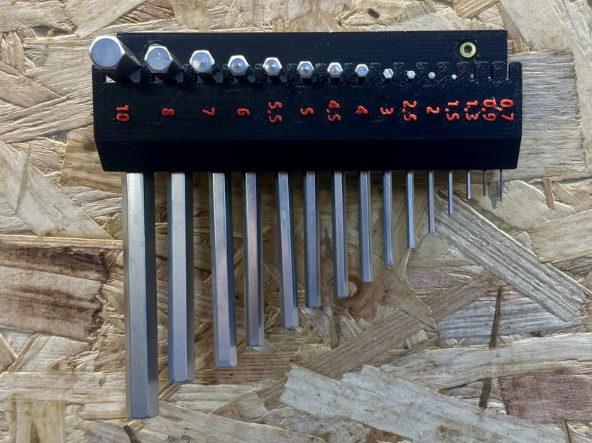 Giá treo tường cho bộ lục giác (hệ mét & SAE) - Image 1
