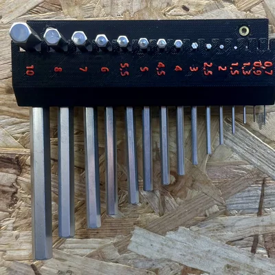 Giá treo tường cho bộ lục giác (hệ mét & SAE)