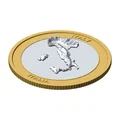 Đồng xu 3D địa hình nước Ý 85 mm – Token sưu tầm cao cấp - Thumbnail 1