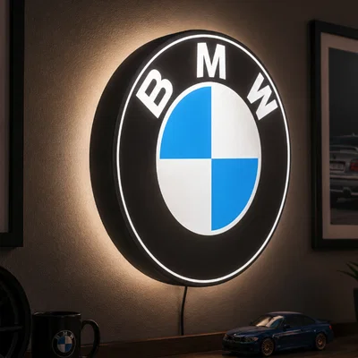 Hộp Đèn LED BMW | File 3MF In 3D Nhiều Màu