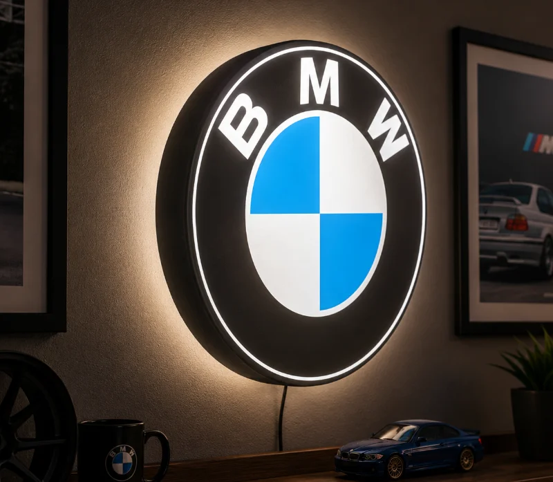 Hộp Đèn LED BMW | File 3MF In 3D Nhiều Màu