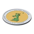 Đồng xu 3D Topographic Vương quốc Anh 85 mm – Quà tặng sưu tầm dạng phù điêu - Thumbnail 6