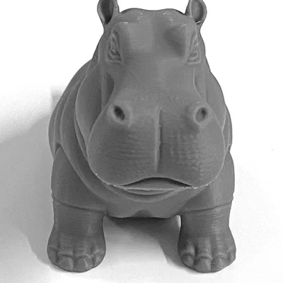 Mô hình chú hà mã Hippo Pippo vươn vai trang trí bàn làm việc