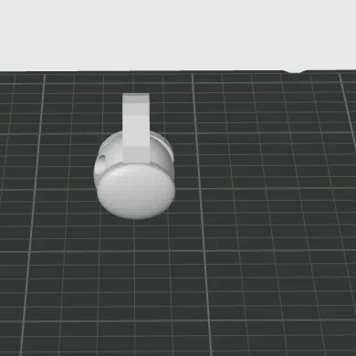 Mô hình 3D chú blob nhỏ đeo tai nghe siêu dễ thương