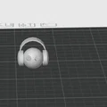 Mô hình 3D chú blob nhỏ đeo tai nghe siêu dễ thương - Thumbnail 3