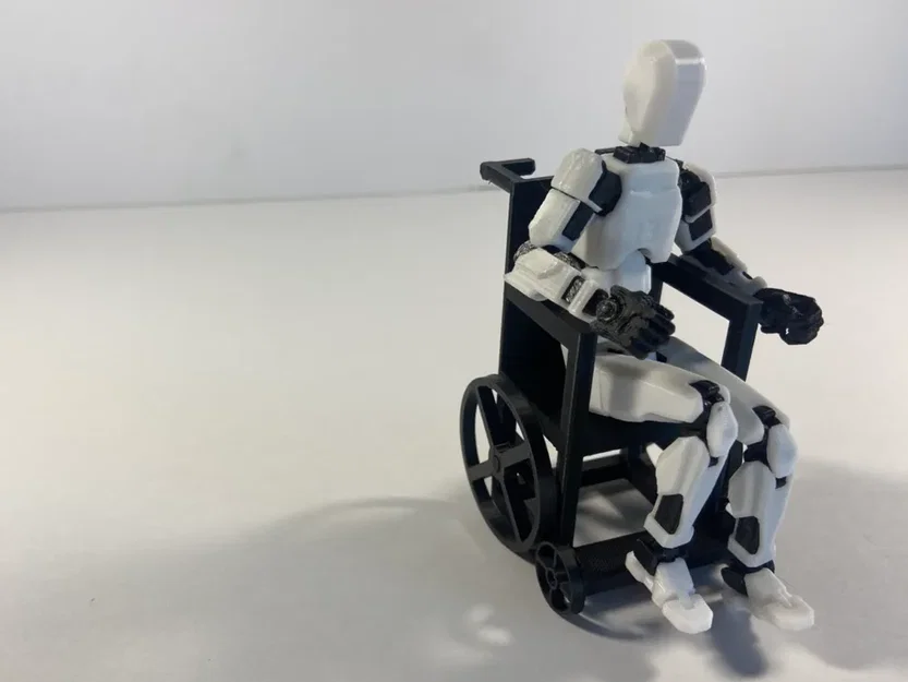 Xe lăn 3D cho mô hình Dummy 13 - Phụ kiện độc đáo - Image 1