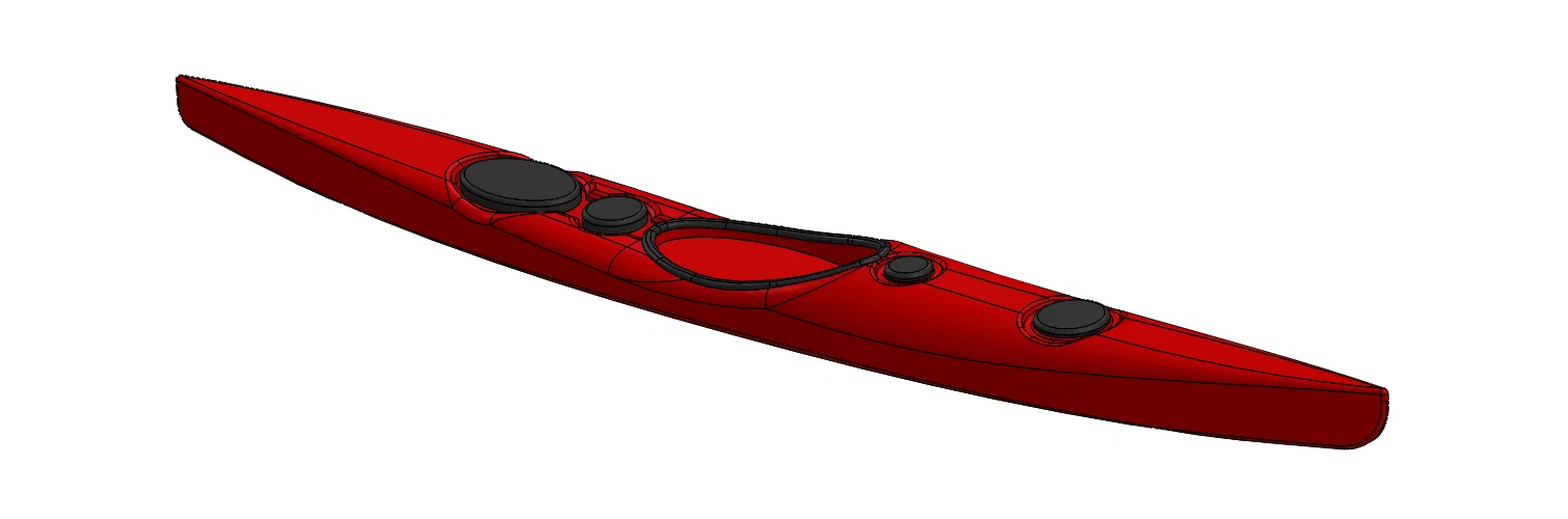 Mô hình thuyền kayak Frej - Image 1