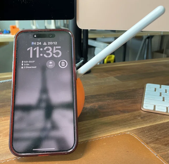 Đế MagSafe Trọng Lượng Nặng Cho iPhone & Apple Pencil - Image 2